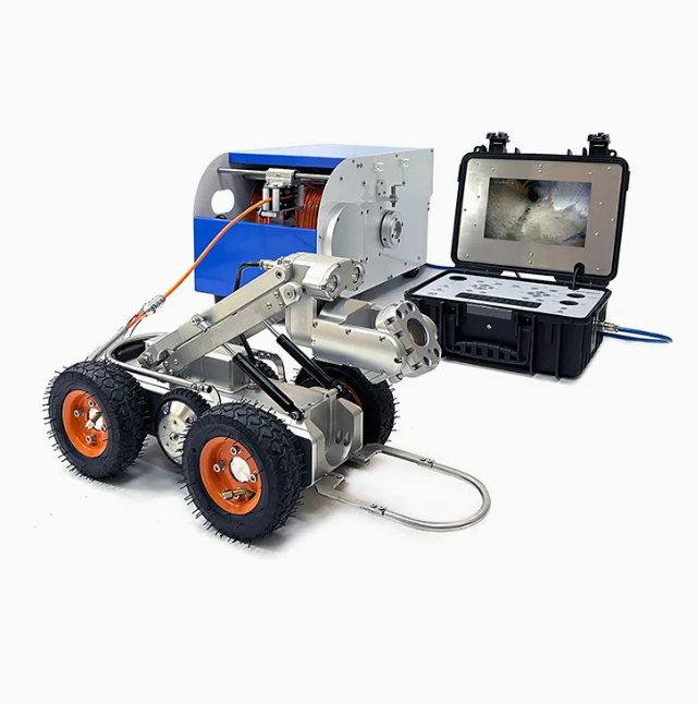 HD Pan-Tilt Zoom Pipe Inspection Robot for Sewer Lines